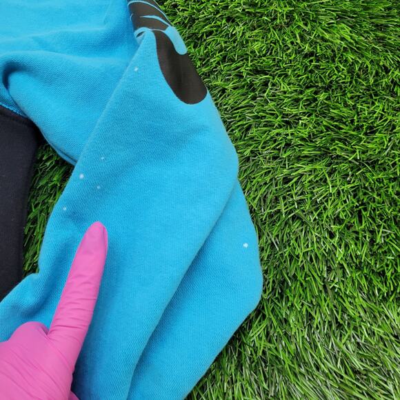 NIKE Swoosh Hoodie Womens Small 20x24 Black Spellout - Picture 7 of 15